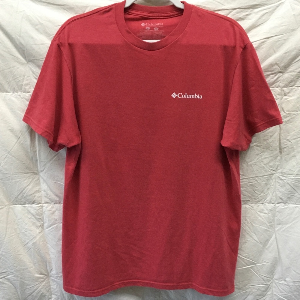 Columbia Men’s American Eagle Graphic on the Back Short Sleeved T-shirt Sz.Large